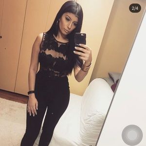 Fancy black jumpsuit